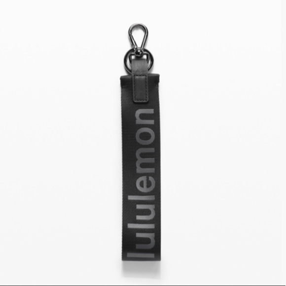 lululemon athletica Other - Rare! Lululemon Never Lost keychain Black Super Dark